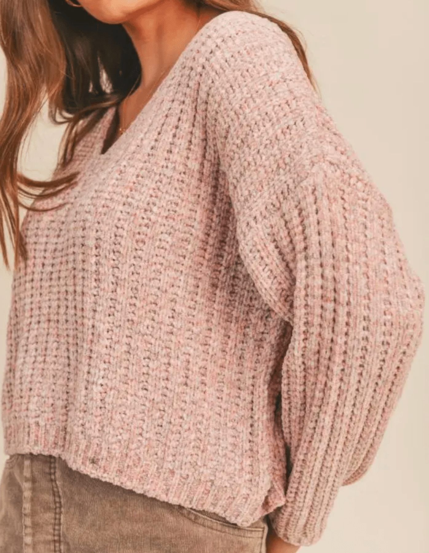 Allie Pink Mutli Sweater